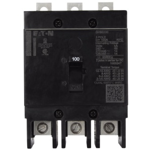 An Eaton GHB3015 Circuit Breaker