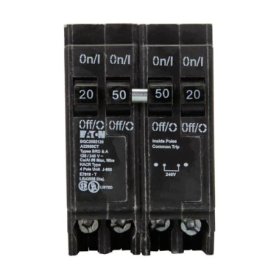 BQC2502120 Eaton Quad Circuit Breaker